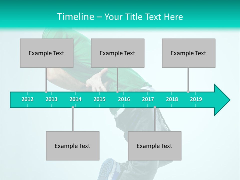 Cool Acrobat Vertical PowerPoint Template