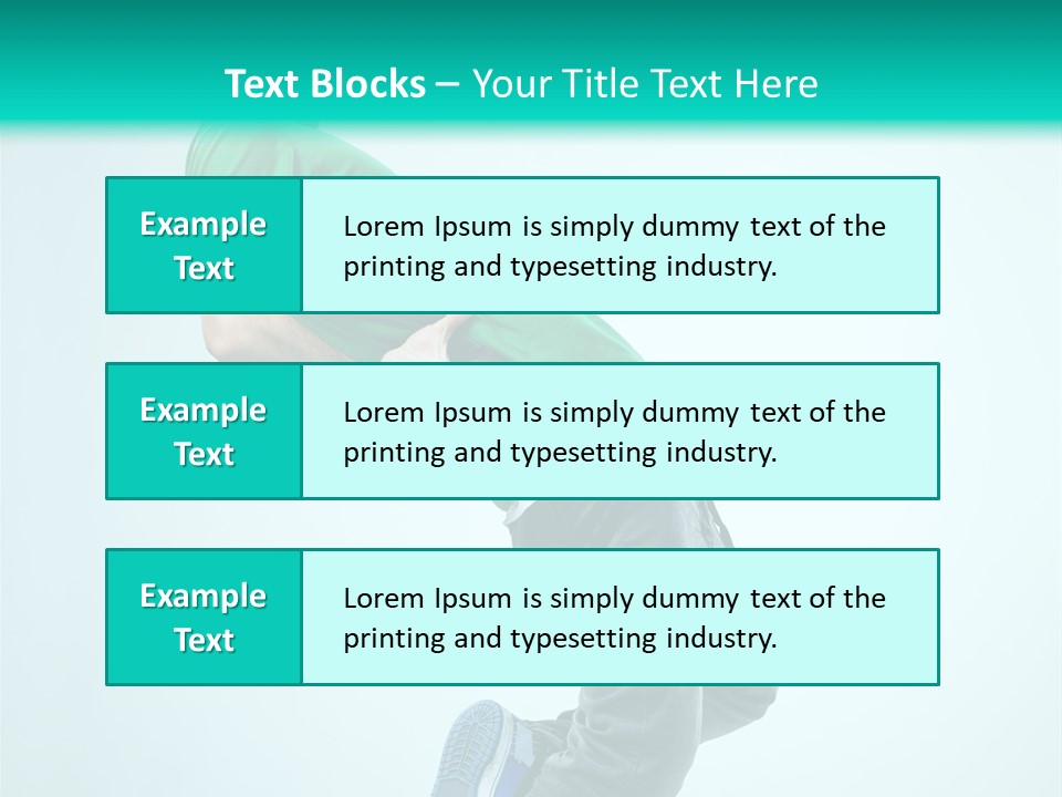 Cool Acrobat Vertical PowerPoint Template