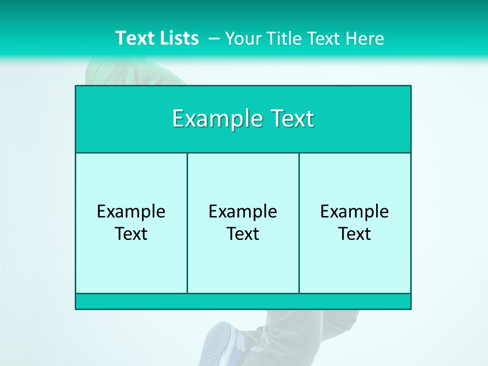 Cool Acrobat Vertical PowerPoint Template