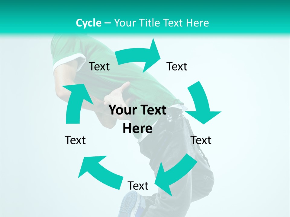 Cool Acrobat Vertical PowerPoint Template