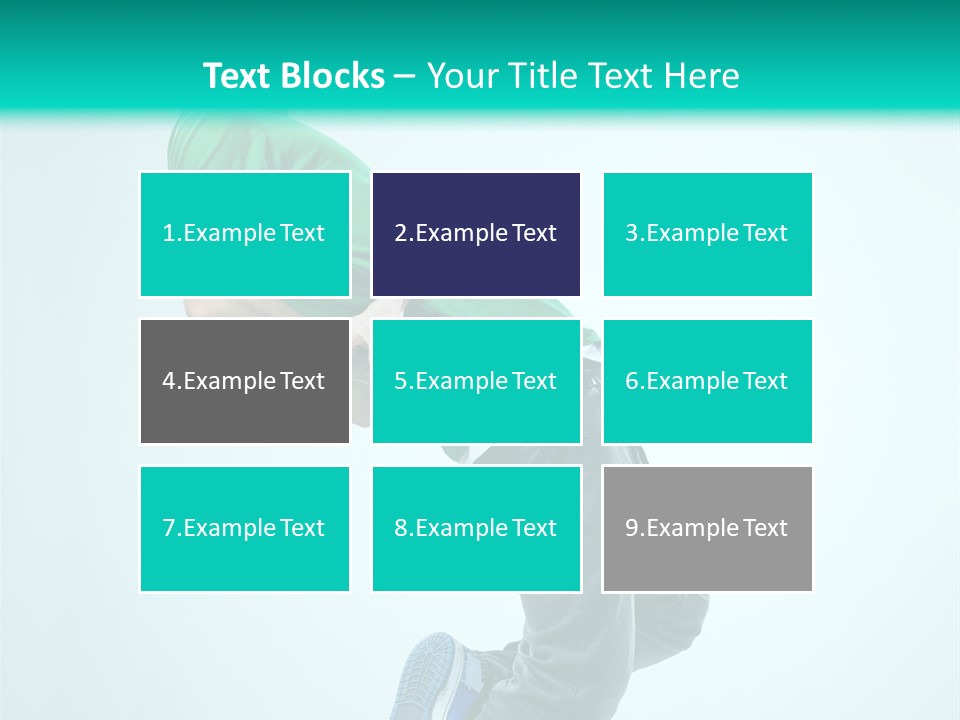 Cool Acrobat Vertical PowerPoint Template