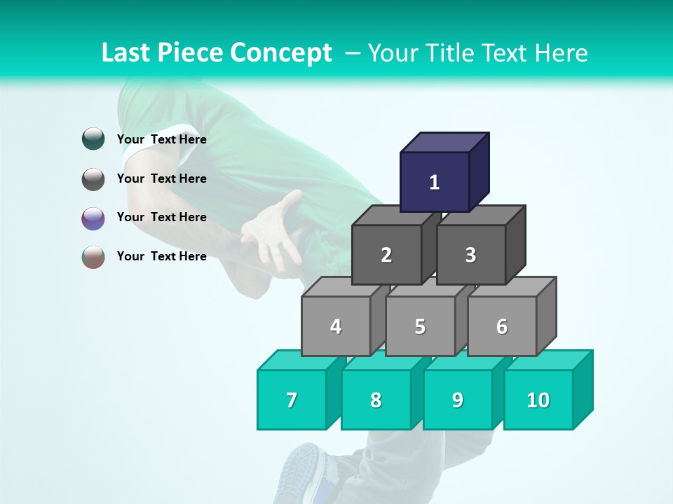 Cool Acrobat Vertical PowerPoint Template