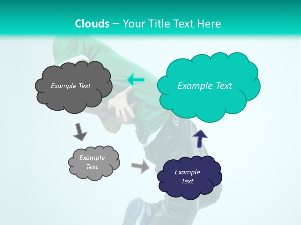 Cool Acrobat Vertical PowerPoint Template