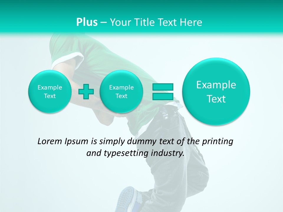 Cool Acrobat Vertical PowerPoint Template