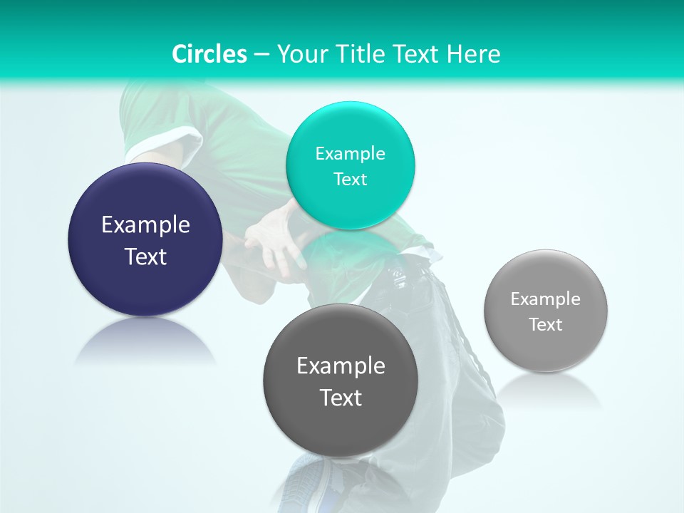 Cool Acrobat Vertical PowerPoint Template