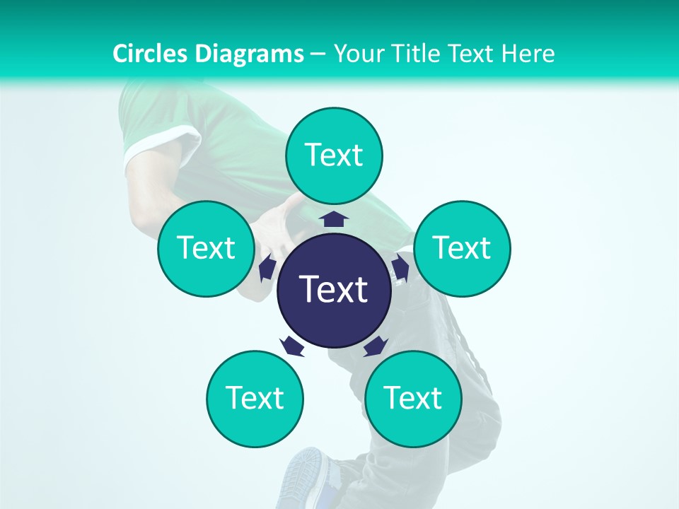 Cool Acrobat Vertical PowerPoint Template