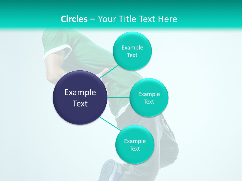 Cool Acrobat Vertical PowerPoint Template