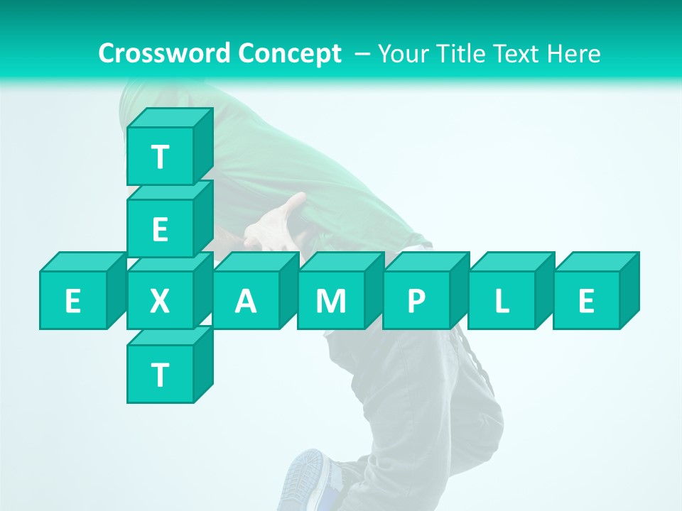 Cool Acrobat Vertical PowerPoint Template