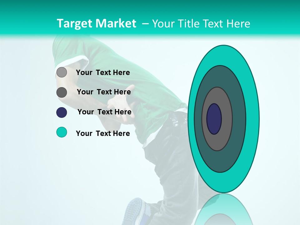 Cool Acrobat Vertical PowerPoint Template