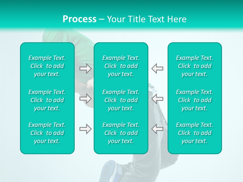 Cool Acrobat Vertical PowerPoint Template