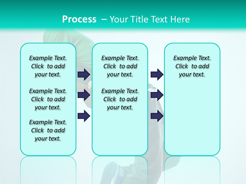 Cool Acrobat Vertical PowerPoint Template