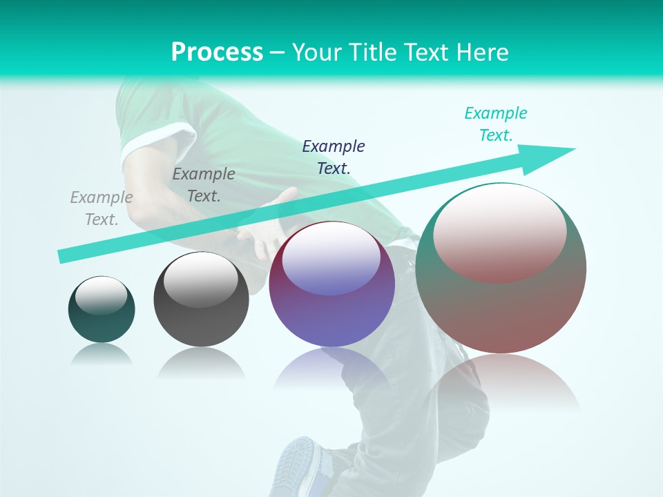Cool Acrobat Vertical PowerPoint Template