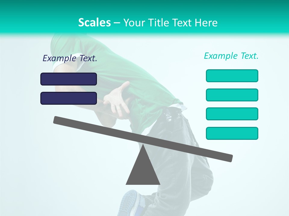 Cool Acrobat Vertical PowerPoint Template
