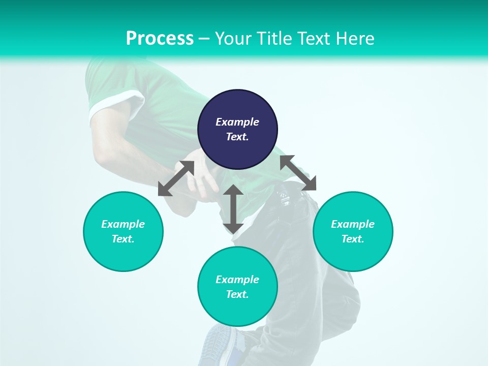 Cool Acrobat Vertical PowerPoint Template