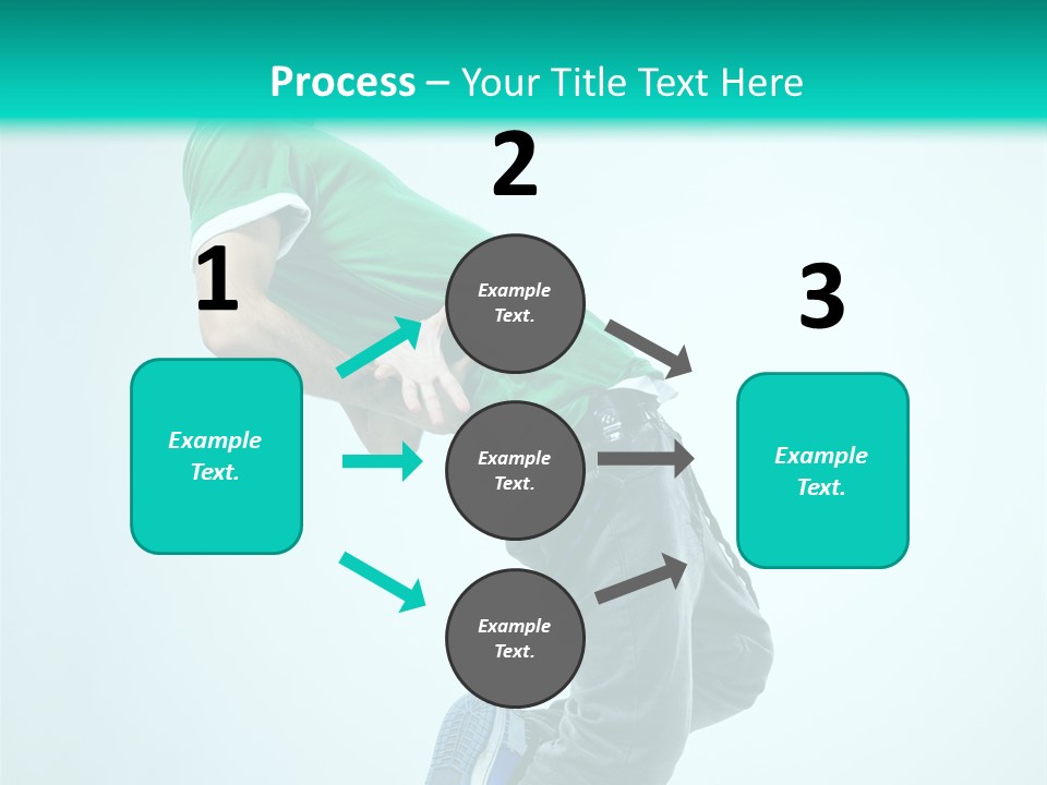 Cool Acrobat Vertical PowerPoint Template