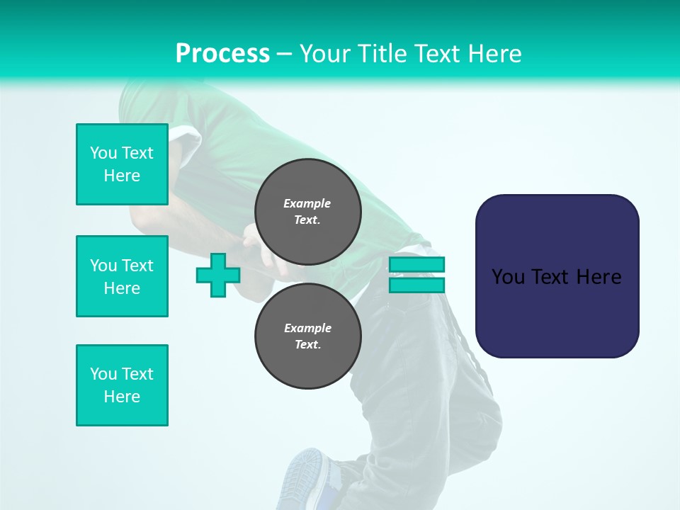 Cool Acrobat Vertical PowerPoint Template
