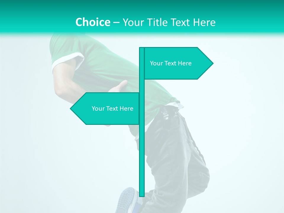 Cool Acrobat Vertical PowerPoint Template