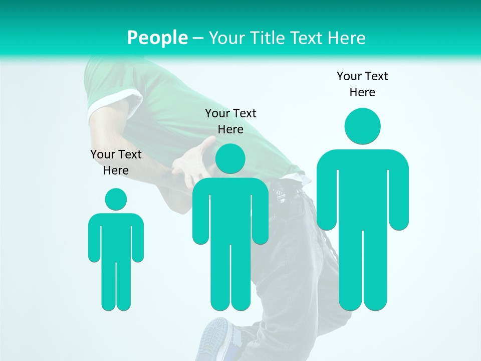 Cool Acrobat Vertical PowerPoint Template