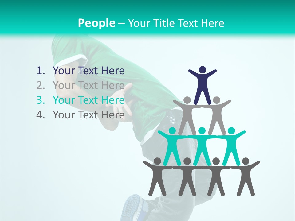 Cool Acrobat Vertical PowerPoint Template