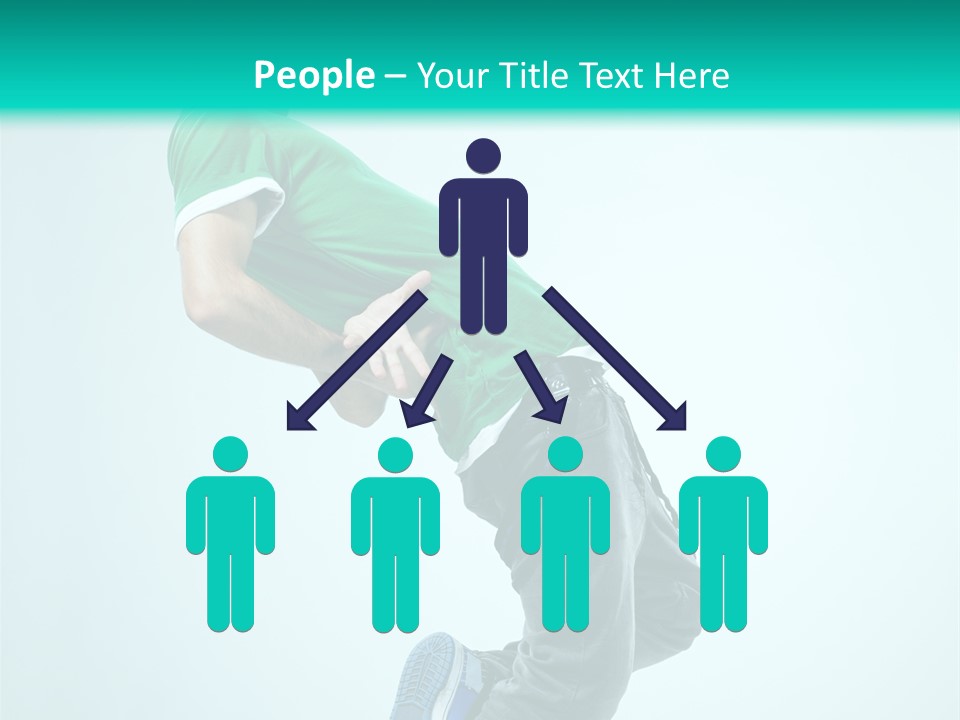 Cool Acrobat Vertical PowerPoint Template