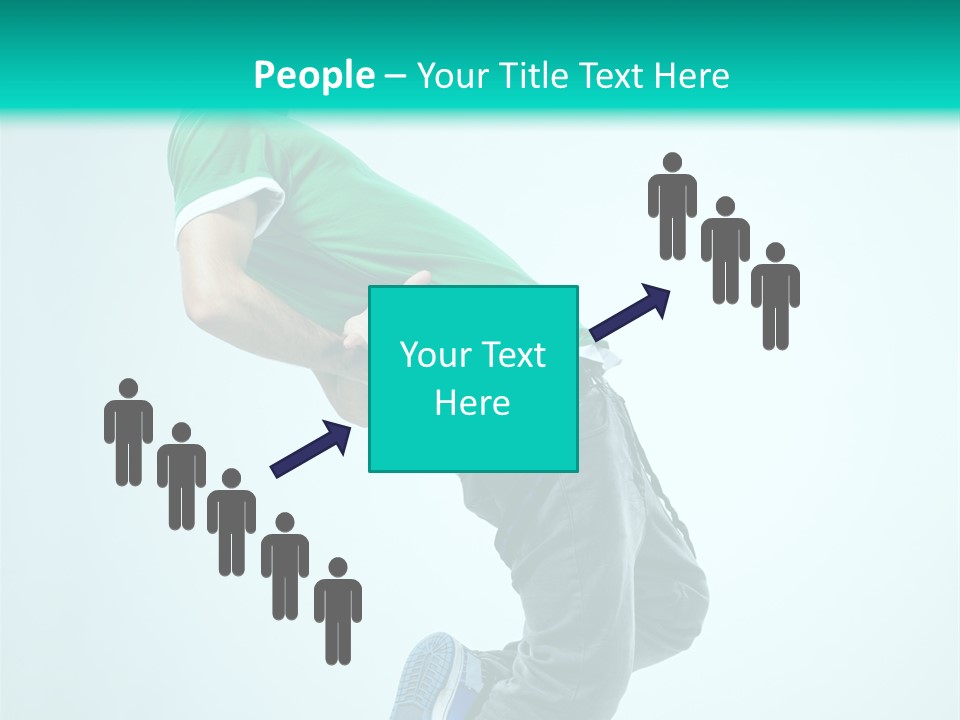 Cool Acrobat Vertical PowerPoint Template