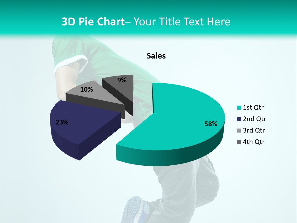 Cool Acrobat Vertical PowerPoint Template
