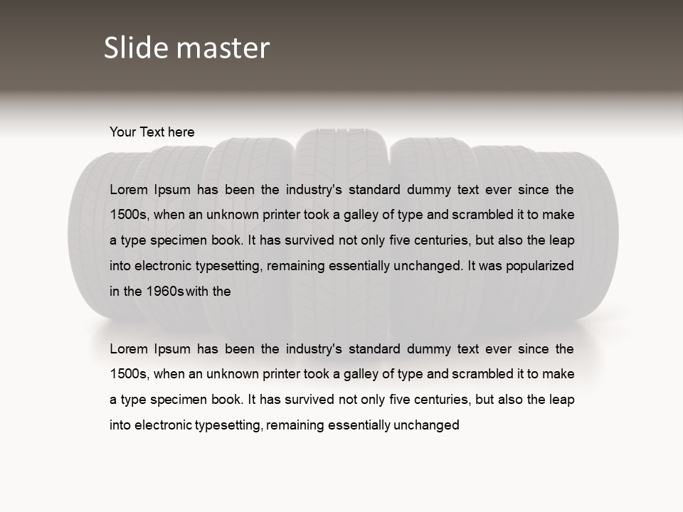 Isolated Detail Profile PowerPoint Template