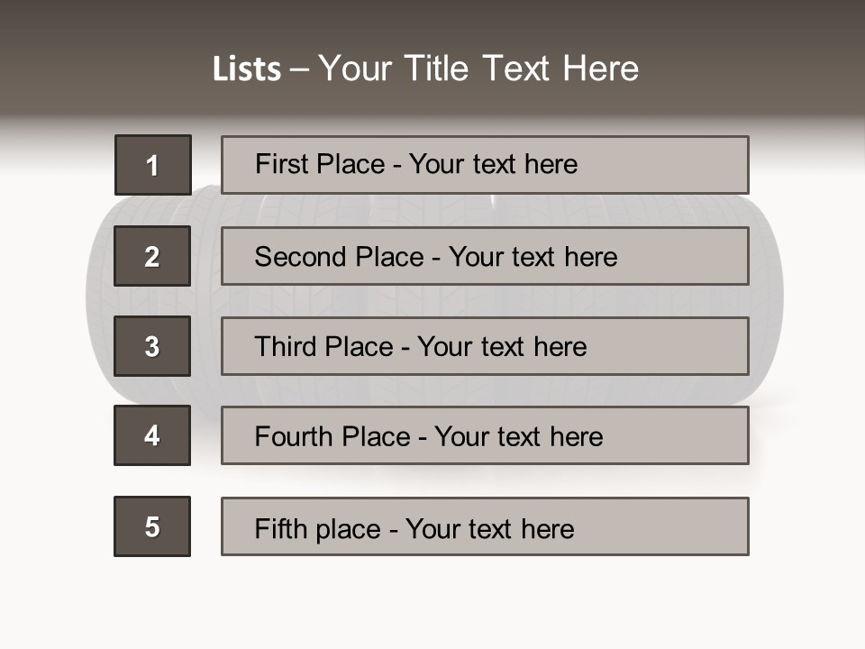 Isolated Detail Profile PowerPoint Template