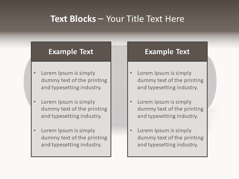 Isolated Detail Profile PowerPoint Template
