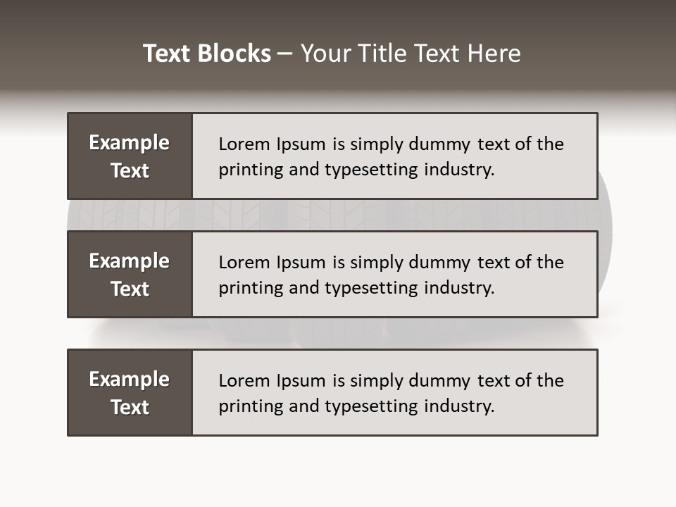 Isolated Detail Profile PowerPoint Template
