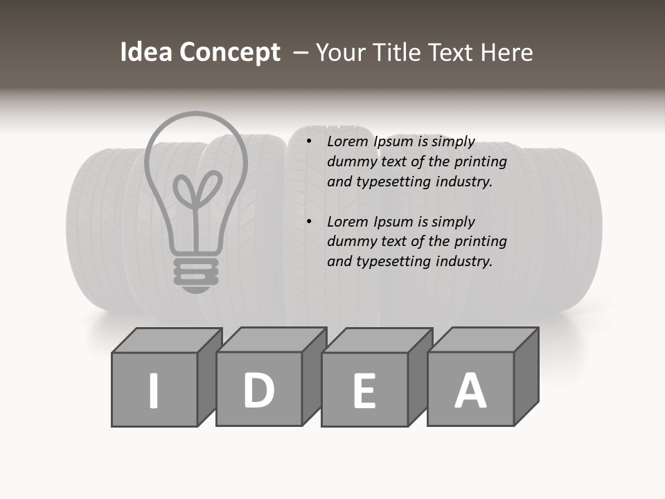 Isolated Detail Profile PowerPoint Template