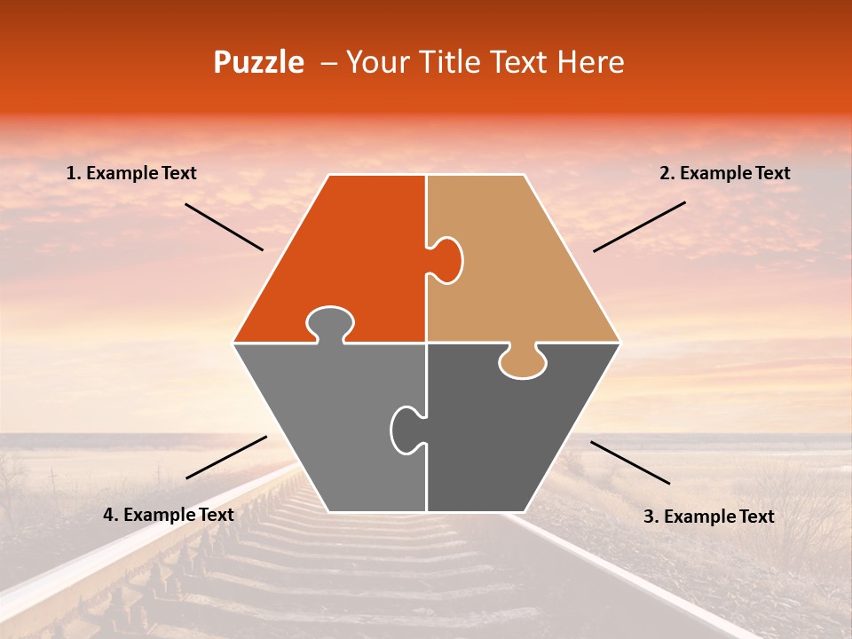 Way Path Direction PowerPoint Template