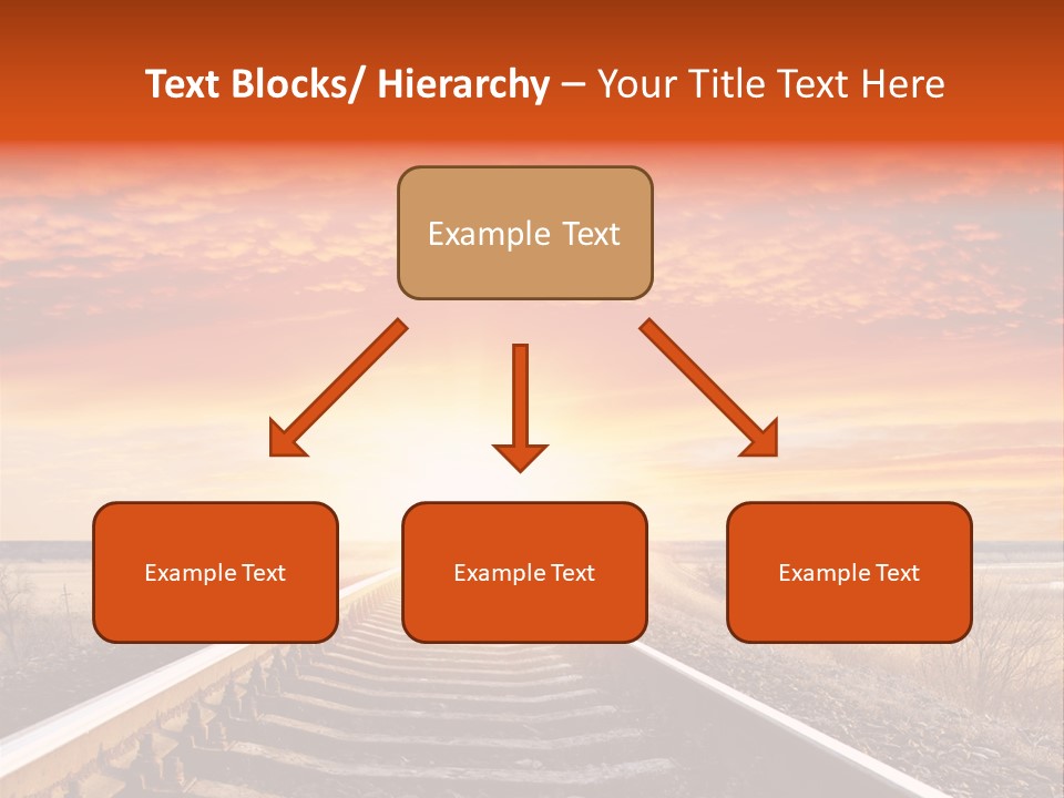 Way Path Direction PowerPoint Template