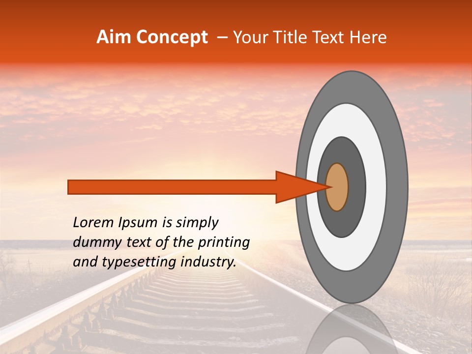 Way Path Direction PowerPoint Template