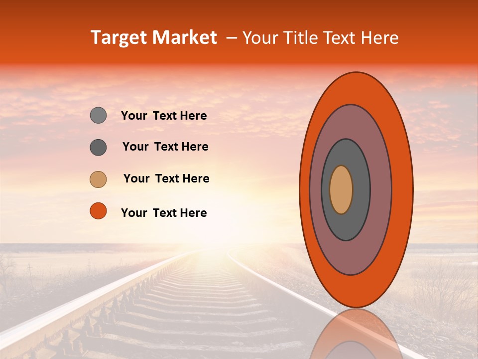 Way Path Direction PowerPoint Template