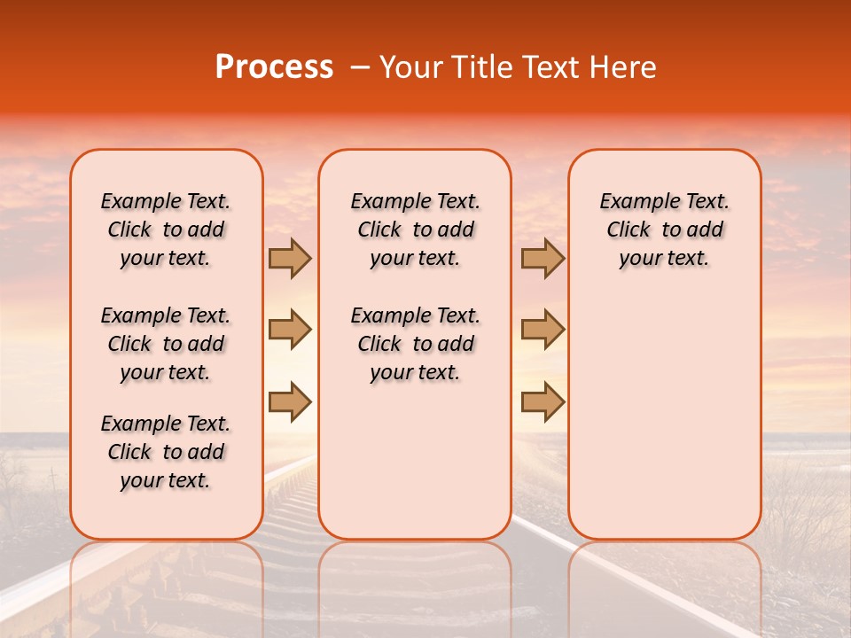 Way Path Direction PowerPoint Template
