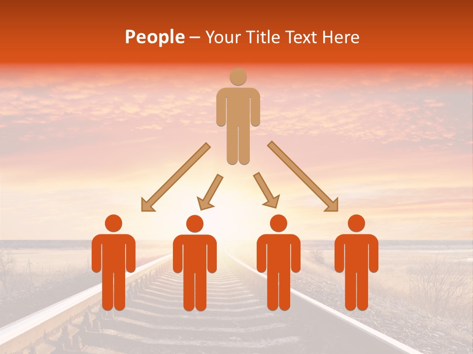 Way Path Direction PowerPoint Template