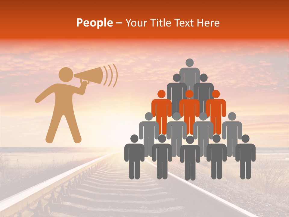 Way Path Direction PowerPoint Template