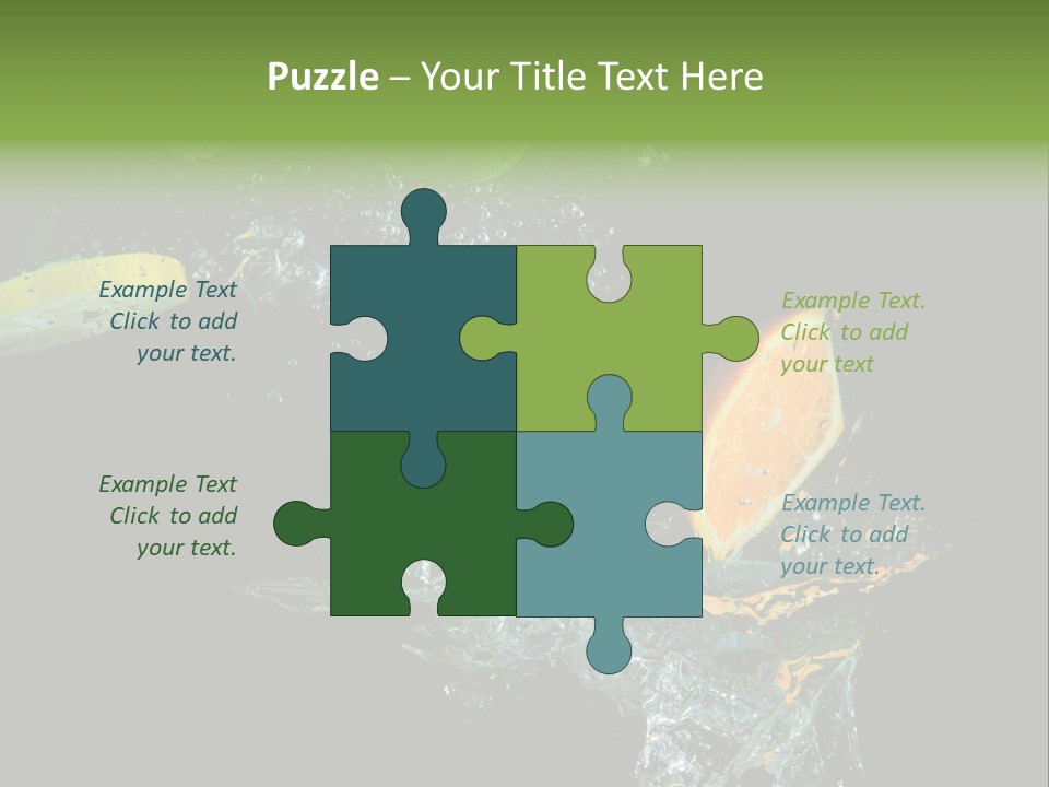 Ripple Water Beverage PowerPoint Template