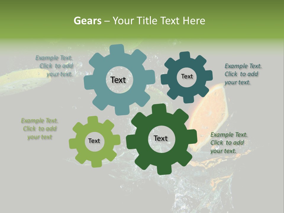 Ripple Water Beverage PowerPoint Template