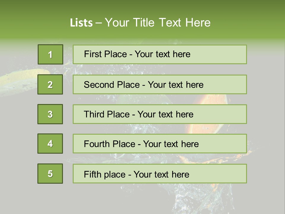 Ripple Water Beverage PowerPoint Template