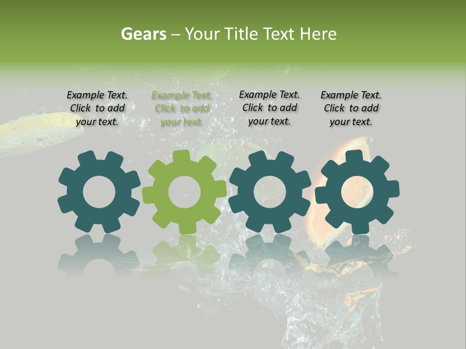 Ripple Water Beverage PowerPoint Template