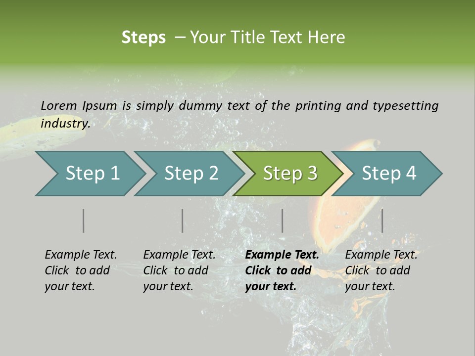 Ripple Water Beverage PowerPoint Template