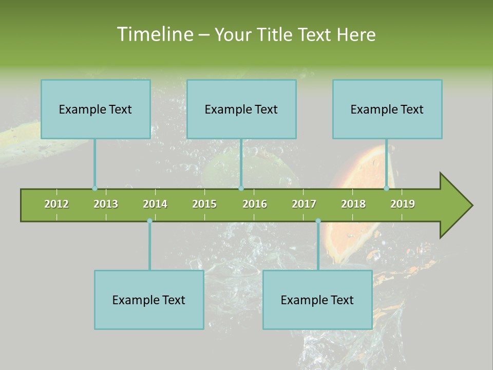Ripple Water Beverage PowerPoint Template