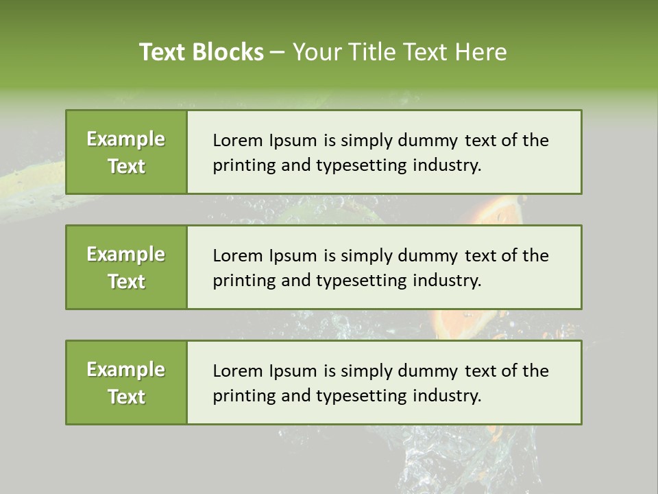 Ripple Water Beverage PowerPoint Template