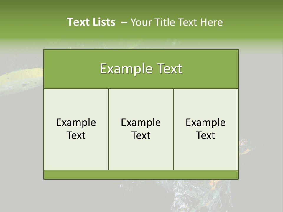 Ripple Water Beverage PowerPoint Template