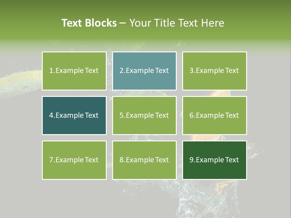 Ripple Water Beverage PowerPoint Template