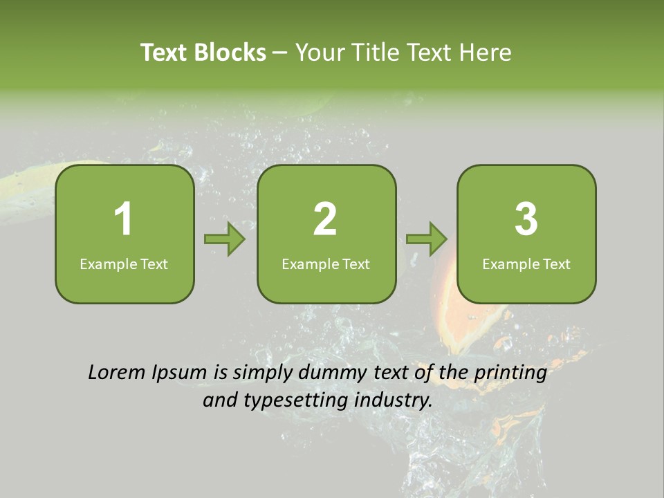 Ripple Water Beverage PowerPoint Template