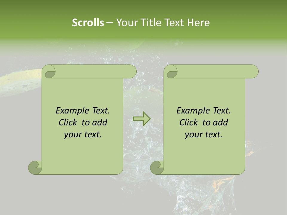 Ripple Water Beverage PowerPoint Template