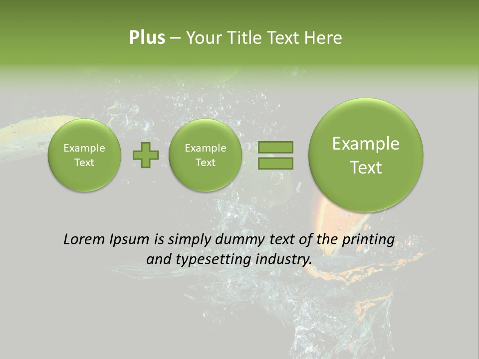 Ripple Water Beverage PowerPoint Template